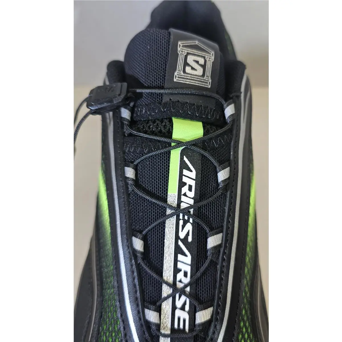 Salomon shoes - Salomon Aries Arise x Snowclog - L4771320036 - Black/Green Gecko/Ftw Silver 12