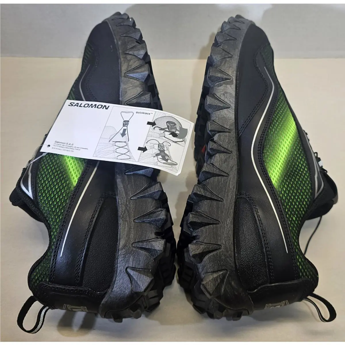 Salomon shoes - Salomon Aries Arise x Snowclog - L4771320036 - Black/Green Gecko/Ftw Silver 18
