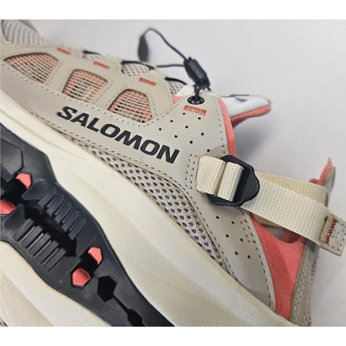 Salomon shoes - Salomon TECHAMPHIBIAN 5 - TECHAMPHIBIAN - L4843240031 - White Pepper/Bleached Sand/Living Coral 11