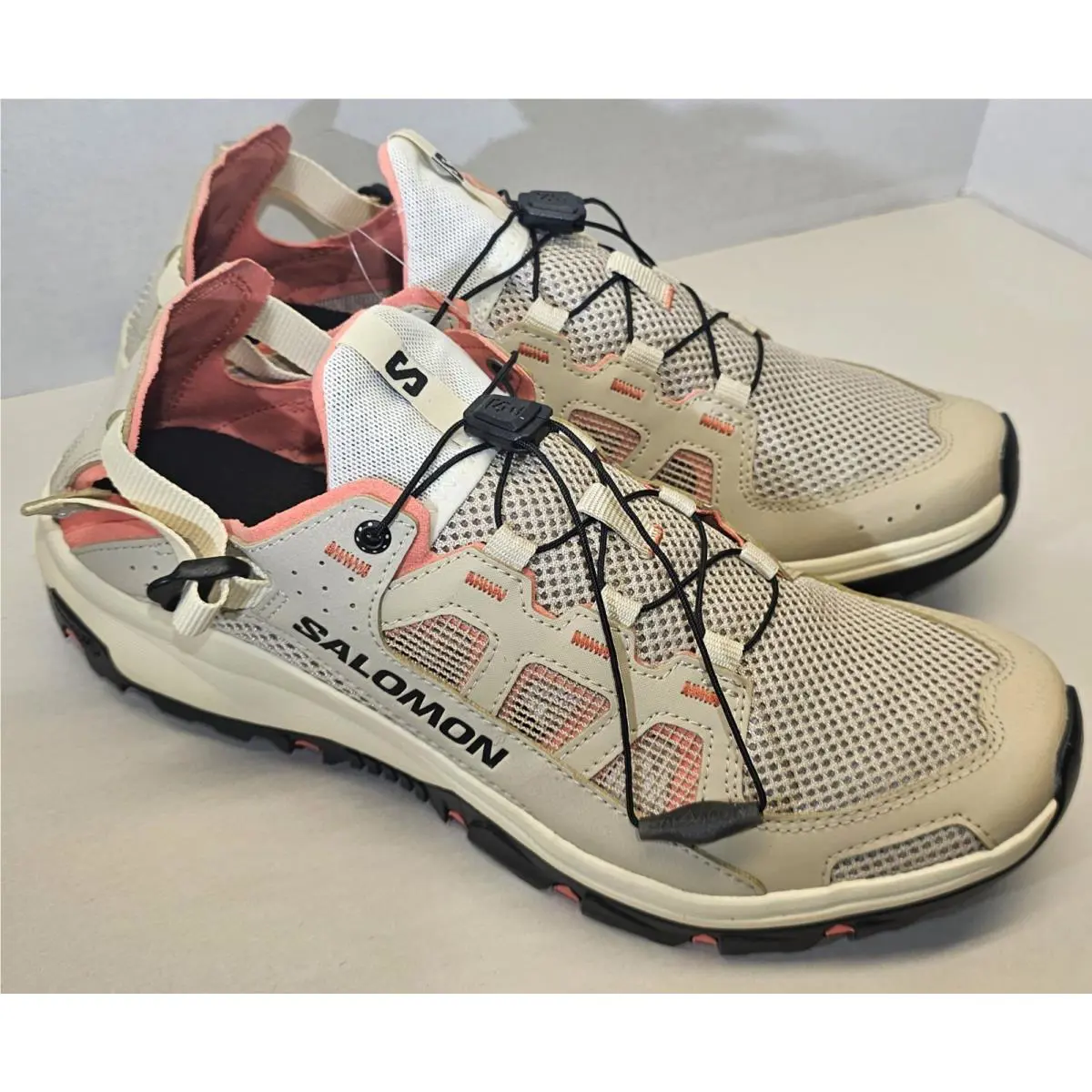 Salomon shoes - Salomon TECHAMPHIBIAN 5 - TECHAMPHIBIAN - L4843240031 - White Pepper/Bleached Sand/Living Coral 5