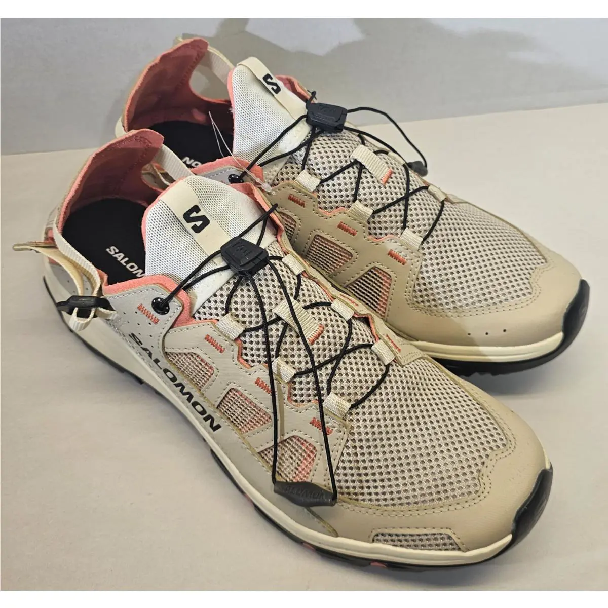 Salomon shoes - Salomon TECHAMPHIBIAN 5 - TECHAMPHIBIAN - L4843240031 - White Pepper/Bleached Sand/Living Coral 6