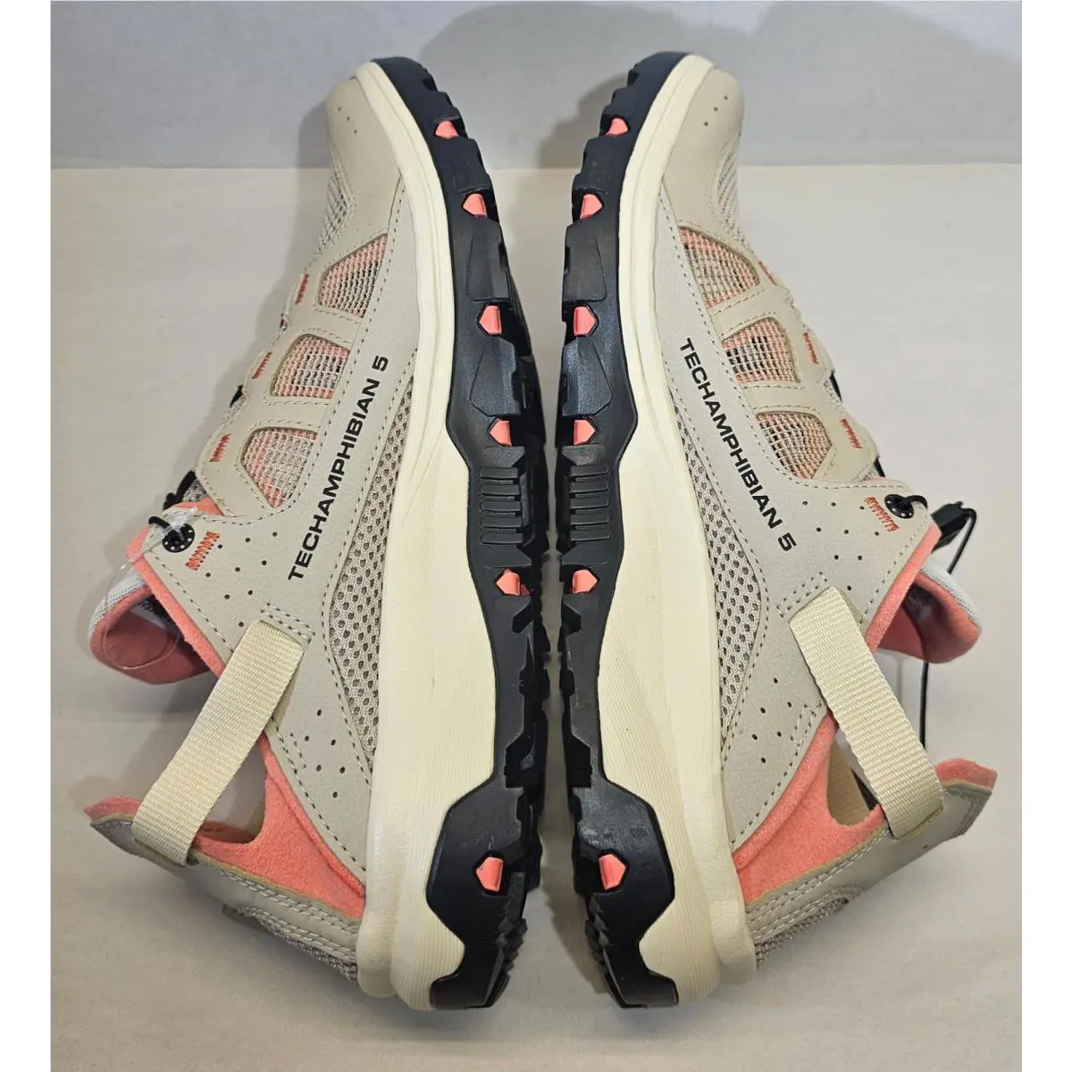Salomon shoes - Salomon TECHAMPHIBIAN 5 - TECHAMPHIBIAN - L4843240031 - White Pepper/Bleached Sand/Living Coral 19