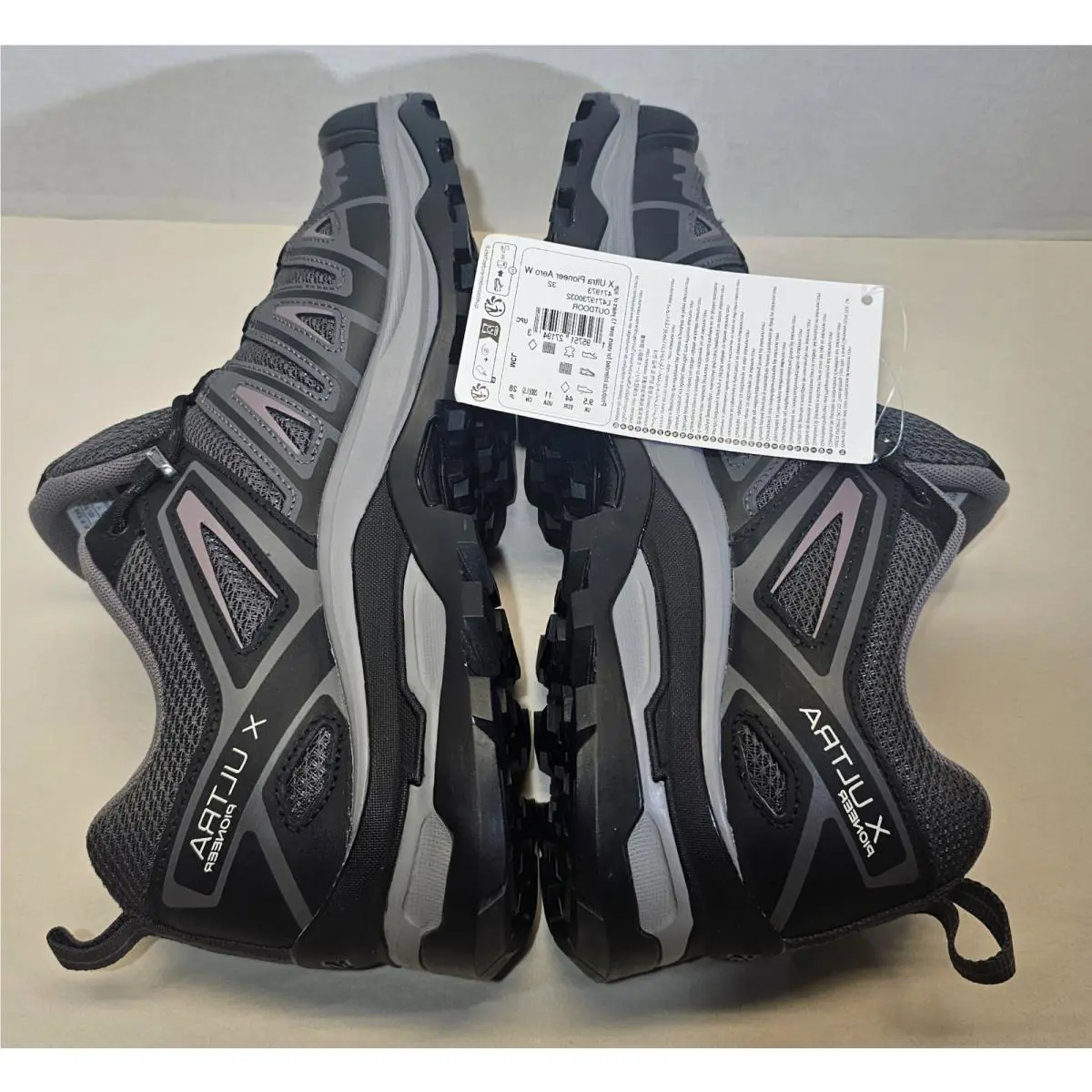 Salomon shoes - Salomon X Ultra Pioneer Aero - L4719730032 - Magnet/Black/Moonscape 17