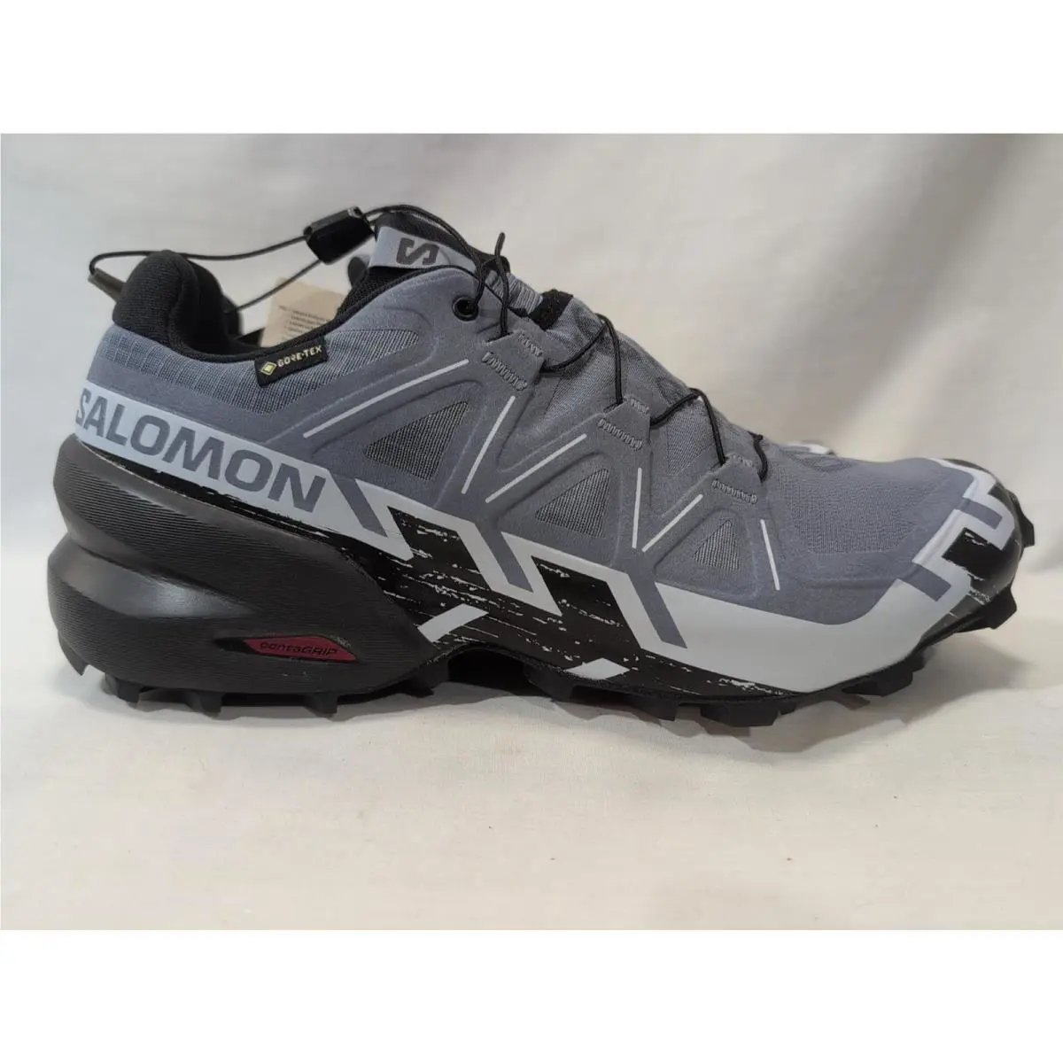 Salomon shoes - Salomon Speedcross 6 GTX - Speedcross GTX - L4730230032 - Flint Stone/Black/Heather 2
