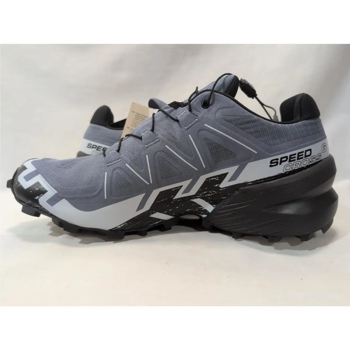 Salomon shoes - Salomon Speedcross 6 GTX - Speedcross GTX - L4730230032 - Flint Stone/Black/Heather 3
