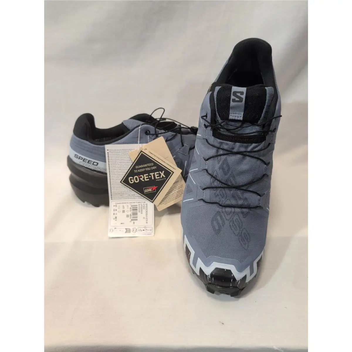 Salomon shoes - Salomon Speedcross 6 GTX - Speedcross GTX - L4730230032 - Flint Stone/Black/Heather 10