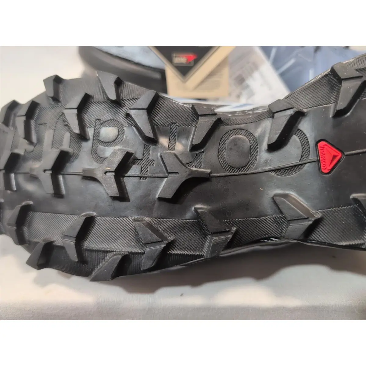 Salomon shoes - Salomon Speedcross 6 GTX - Speedcross GTX - L4730230032 - Flint Stone/Black/Heather 5