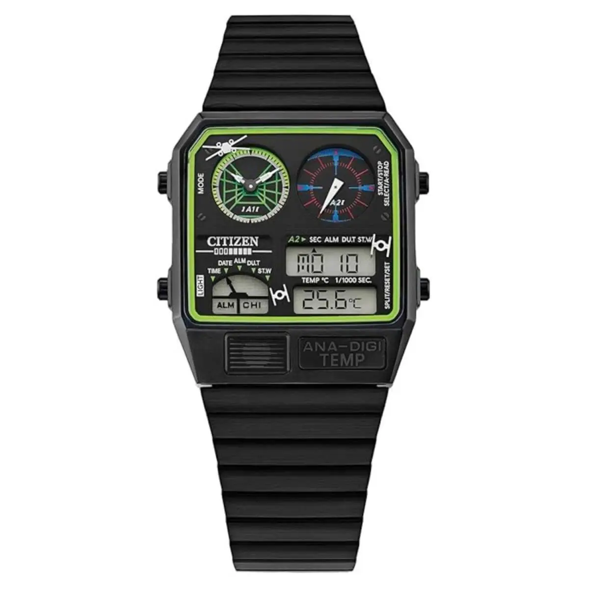 Citizen Men`s Starwars Black Dial Watch - JG2109-50W