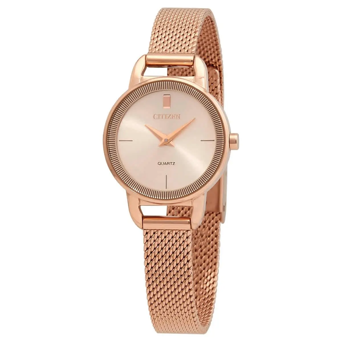 Quartz Rose Dial Rose Gold-tone Ladies Watch EZ7003-51X by Citizen