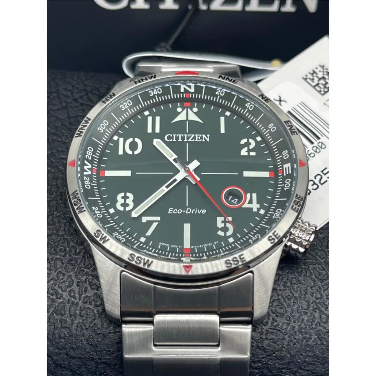 Citizen Eco-drive Avion Stainless Steel Men`s Watch BM7551-50X X