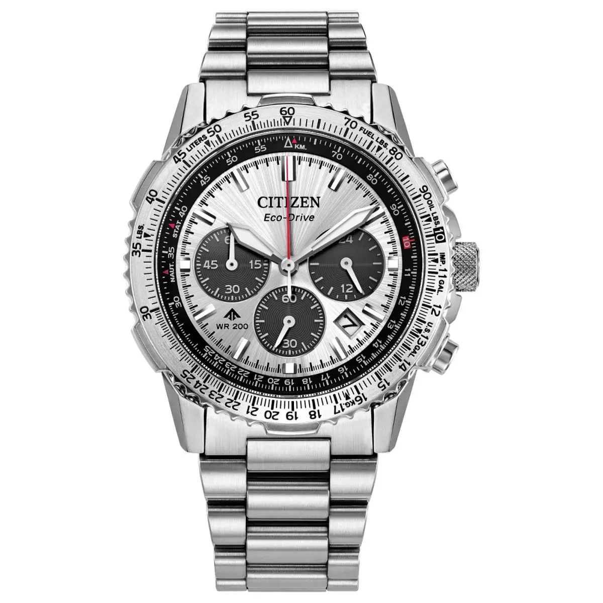 Citizen Promaster Navihawk Silver-tone Dial Stainless Steel Bracelet CA4660-61A