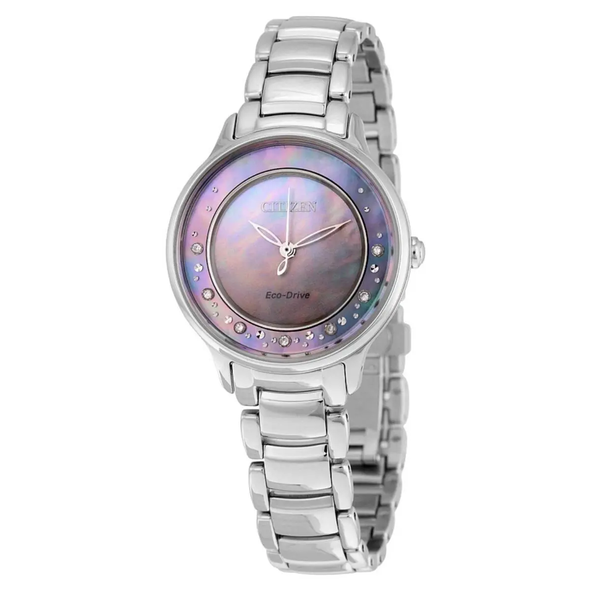 Citizen Women`s Circle of Time Purple Dial Watch - EM0380-81N