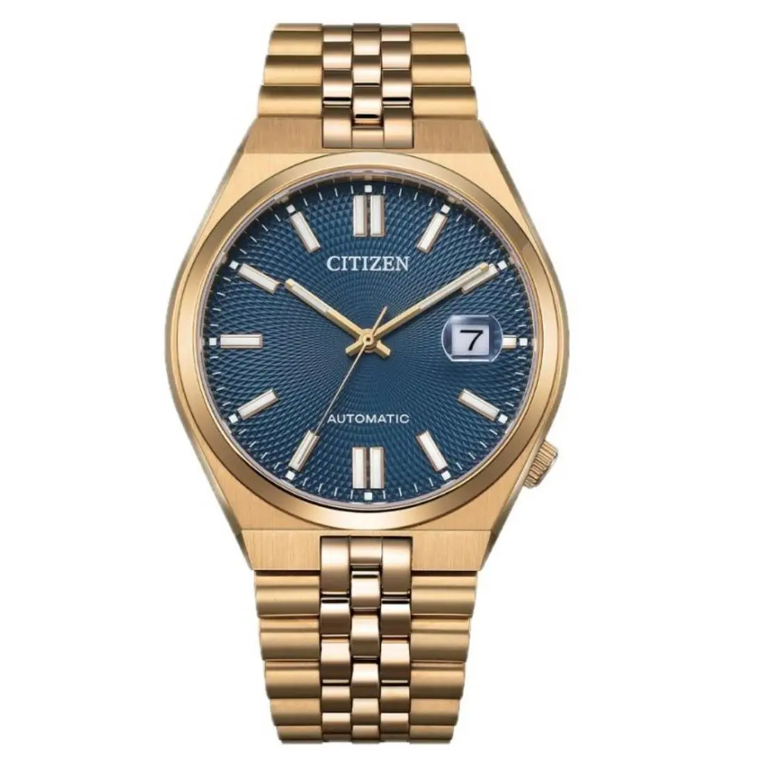Tsuyosa 60 Men`s Blue Dial SS Automatic Watch NK0023-57L by Citizen
