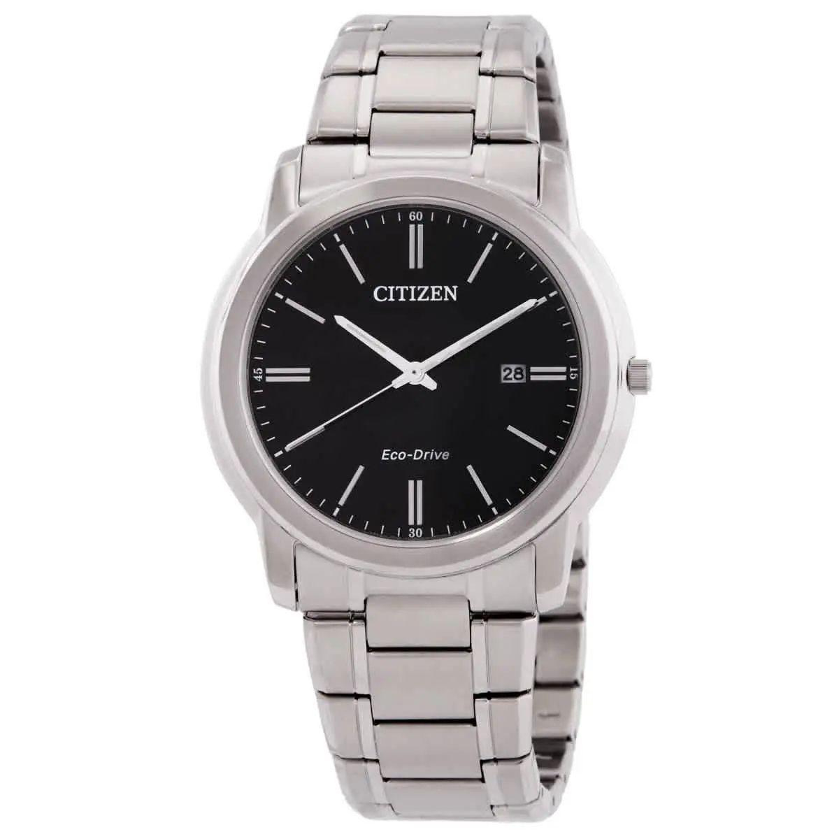 Citizen Eco-drive Black Dial Men`s Watch AW1218-56E