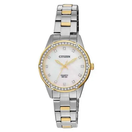 Citizen ER0224-51D Women`s Stainless Steel Elegant Dial Watch
