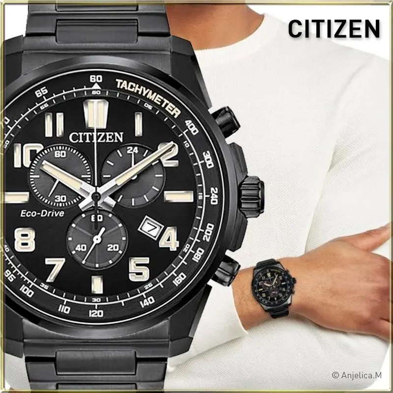 Citizen Brycen Eco-drive Chronograph Men`s Watch AT2375-51E - 