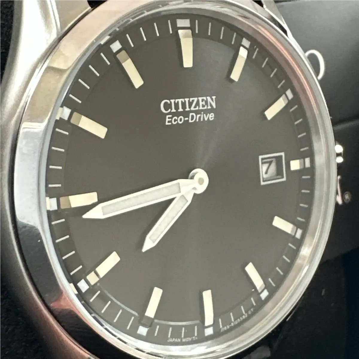 Men `s Classic Date Indicator Eco-drive Black Watch 40MM AU1040-08E by Citizen