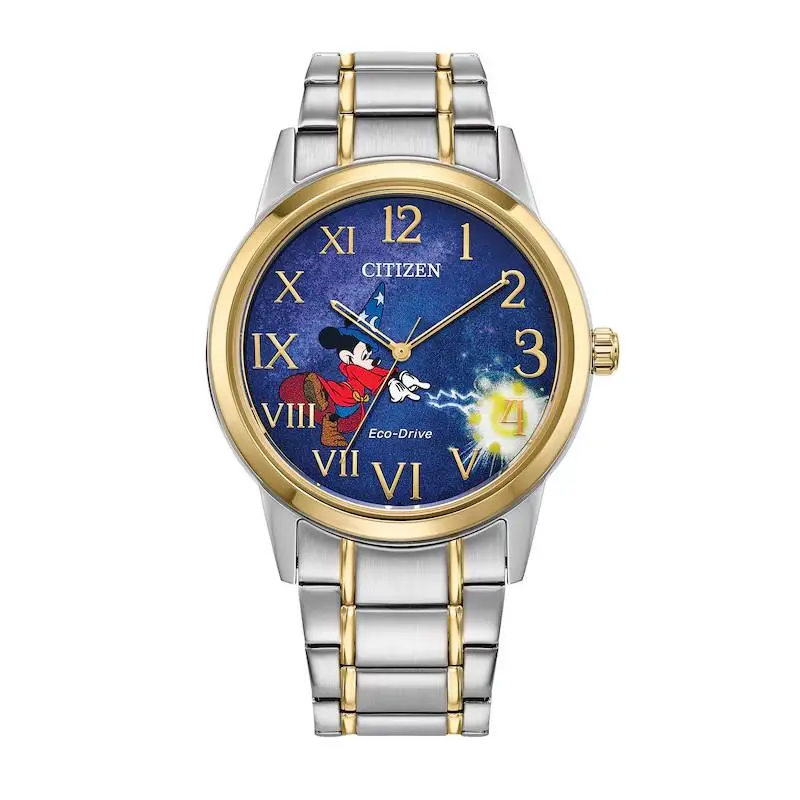 Eco-drive Mickey The Sorcerer FE7064-71W Disney 100 Box Set Blue Dial by Citizen