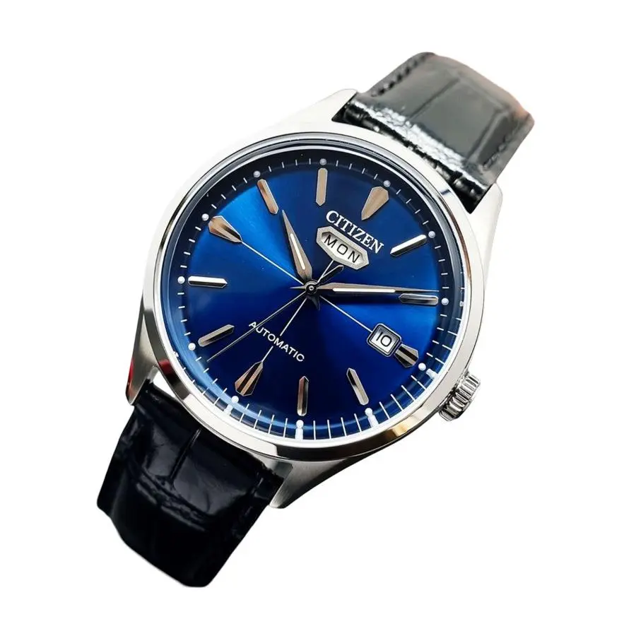 Citizen Automatic Blue Dial Day Date Men`s Watch NH8390-20L