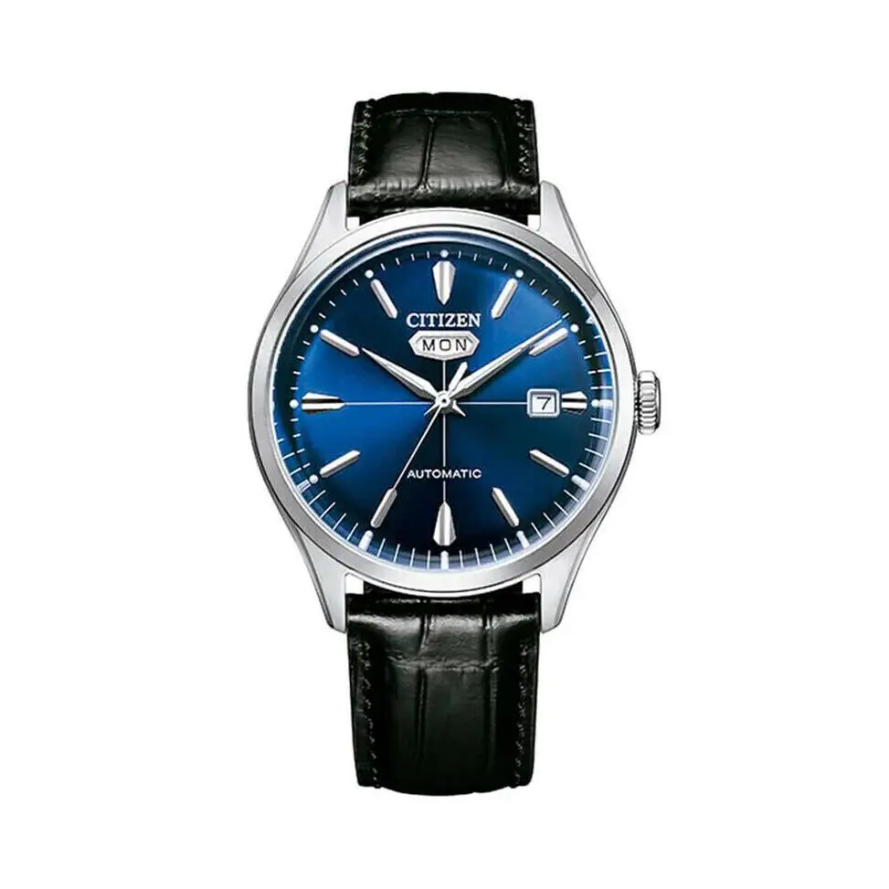 Citizen Automatic Blue Dial Day Date Men`s Watch NH8390-20L