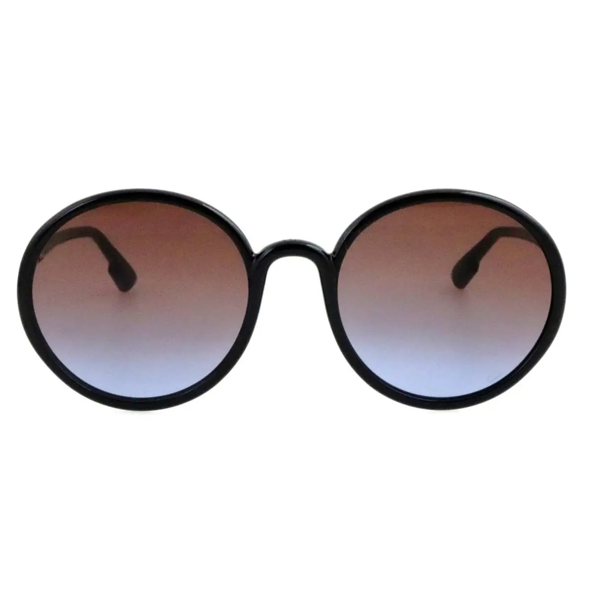 Christian Dior SoStellaire2 807YB 52mm Black Round Panto Sunglasses Italy