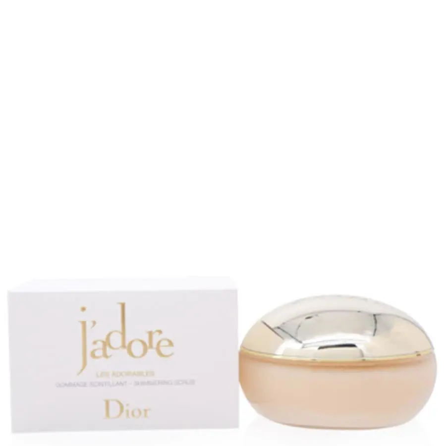 Ladies J`adore Les Adorables Shimmering Body Scrub Jar 5 oz Fragrances by Dior
