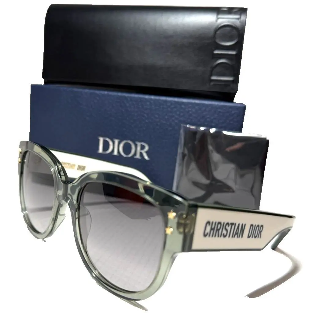 Christian pacific B2I 55A1 Crystal Green/smoke Gradient Sunglasses 54-20 by Dior
