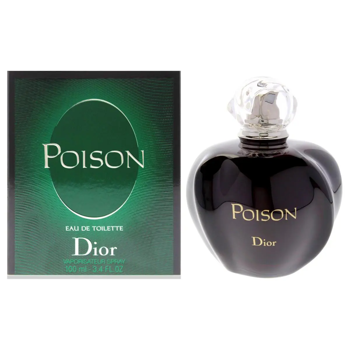 2 Pack Poison by Christian  For Women - 3.4 oz Edt Spray by Dior