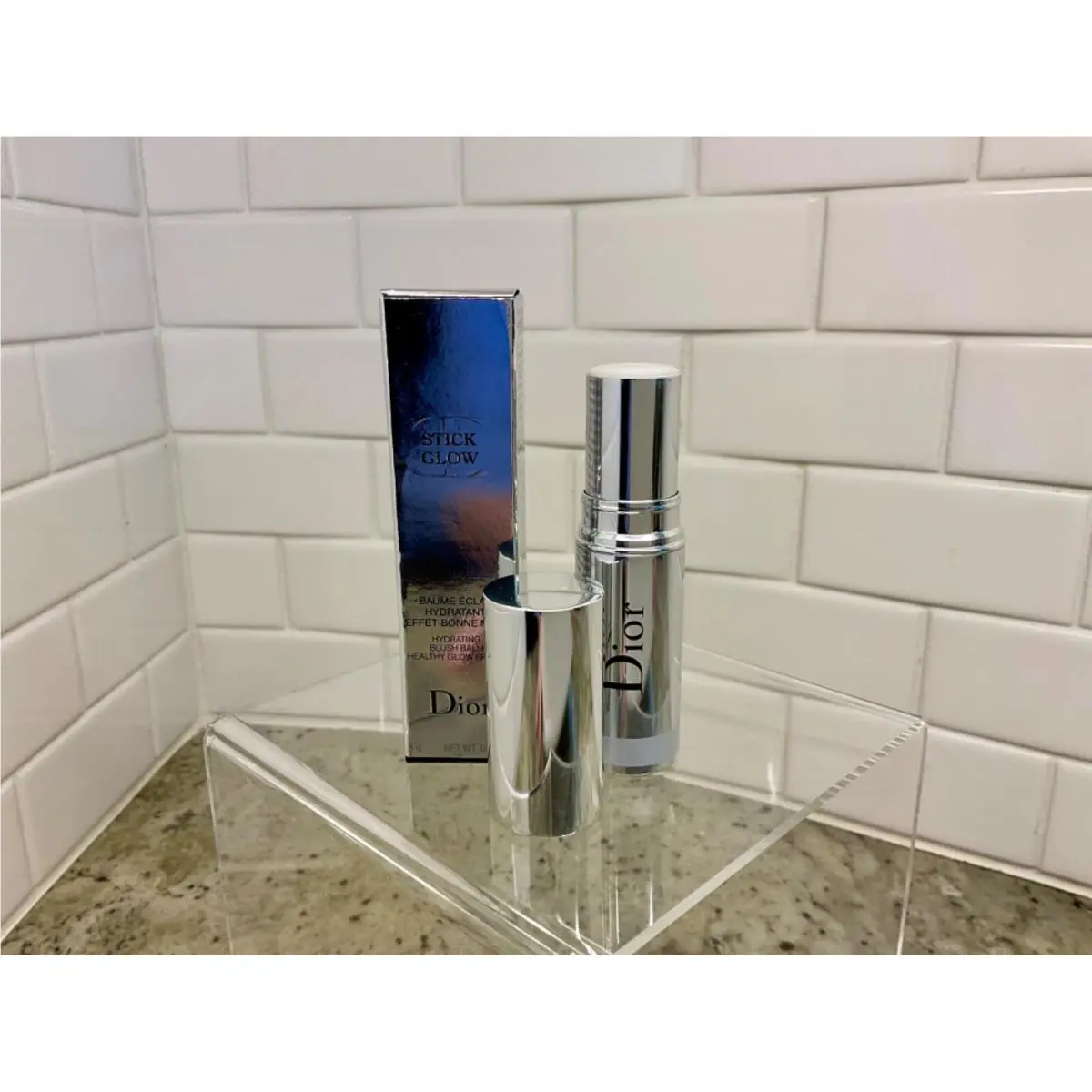 Dior 005 Opal Glow Stick Glow Hydrating Blush Balm Full Size
