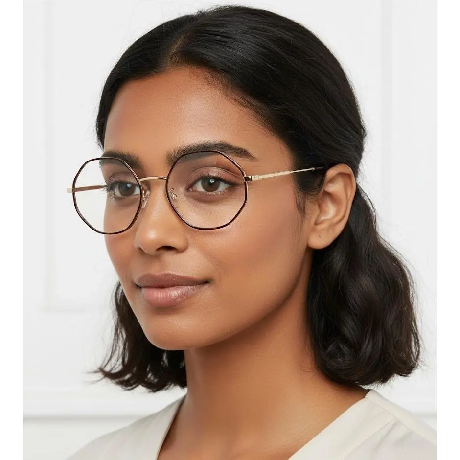 Dior Round-frame Metal Eyeglasses Women Fashion