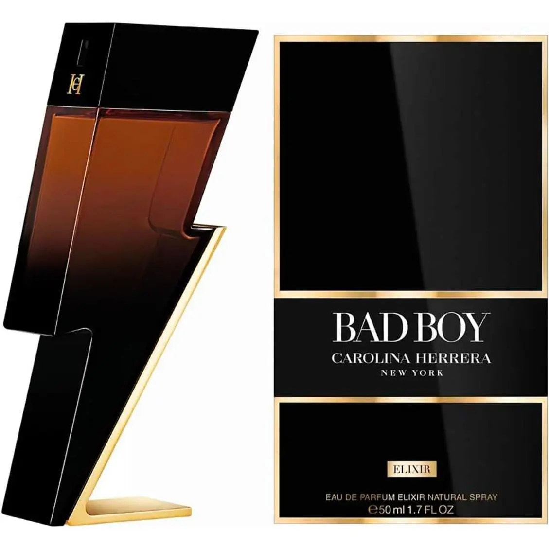 Carolina Bad Boy Elixir For Men 1.7 oz 50 ml Eau De Parfum Spray