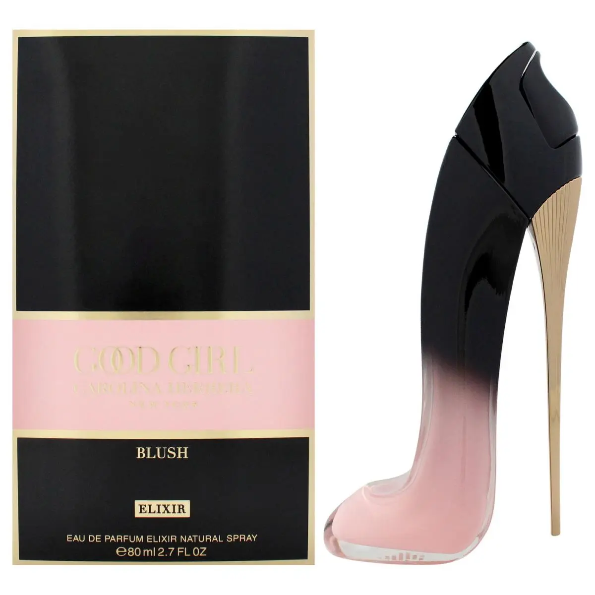 2 Pack Good Girl Blush Elixir by Carolina Herrera For Women - 2.7 oz Edp Spray