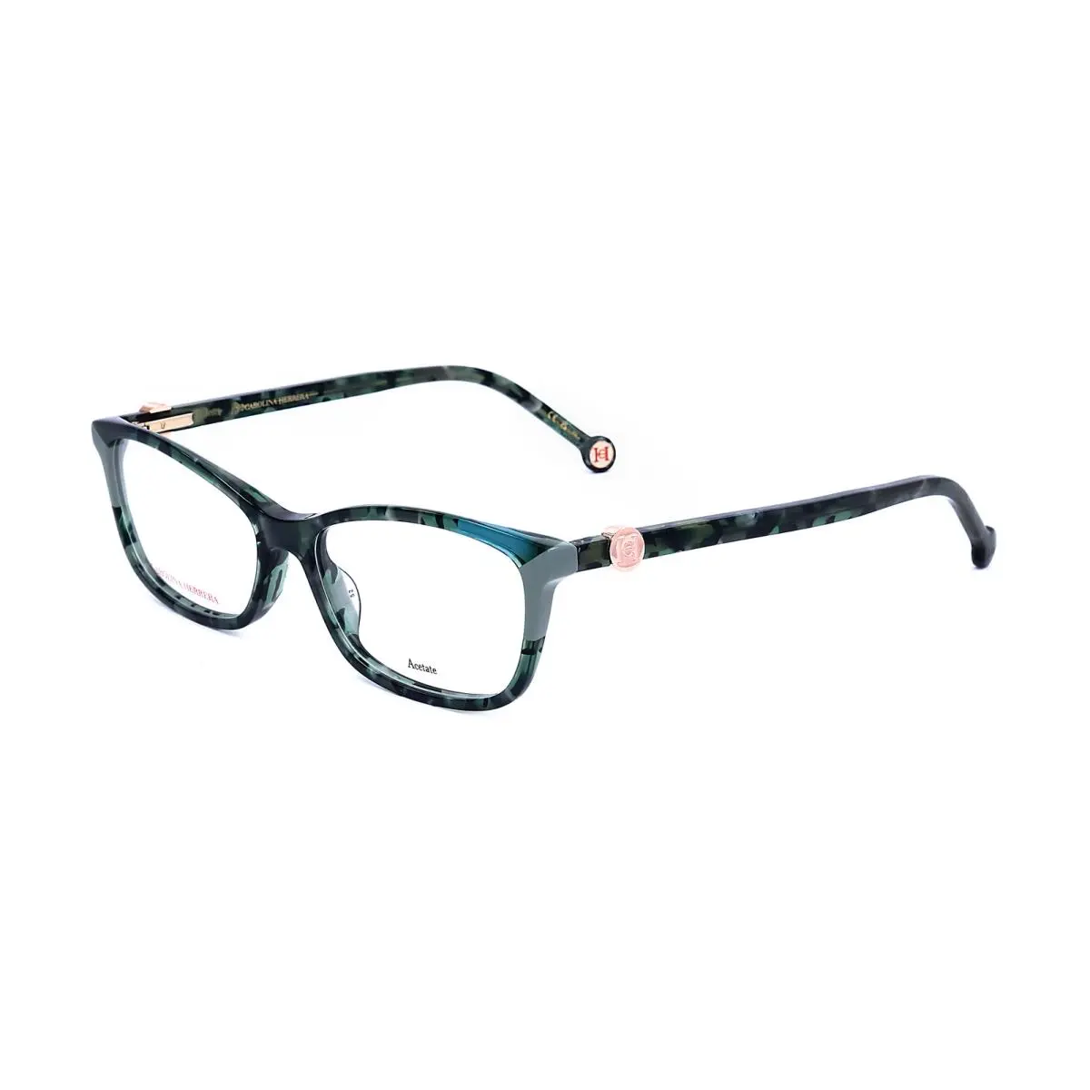 Carolina Herrera Women`s 54mm Havana Green Opticals HER0114-PHW-54 - Frame: Green, Lens: No Color, Other Frame: Havana Green