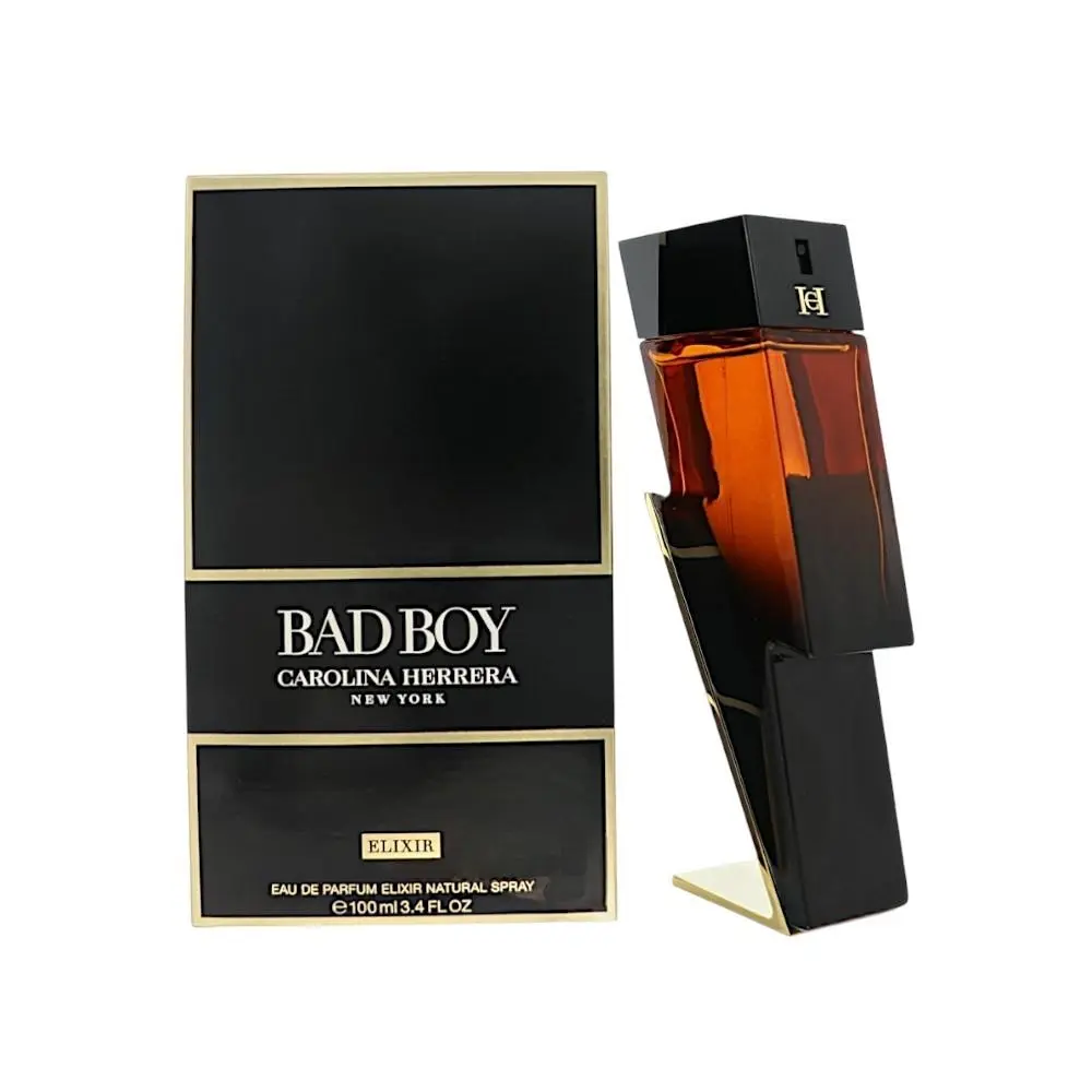 Bad Boy Elixir  Box For Men 3.4 Oz Eau De Parfum Spray by Carolina Herrera
