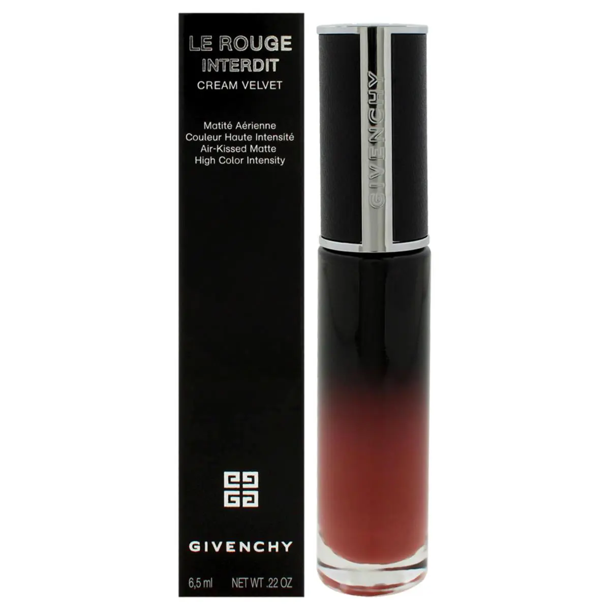 2 Pack Givenchy Le Rouge Interdit Cream Velvet Lipstick - 15 Ambre-0.22 oz
