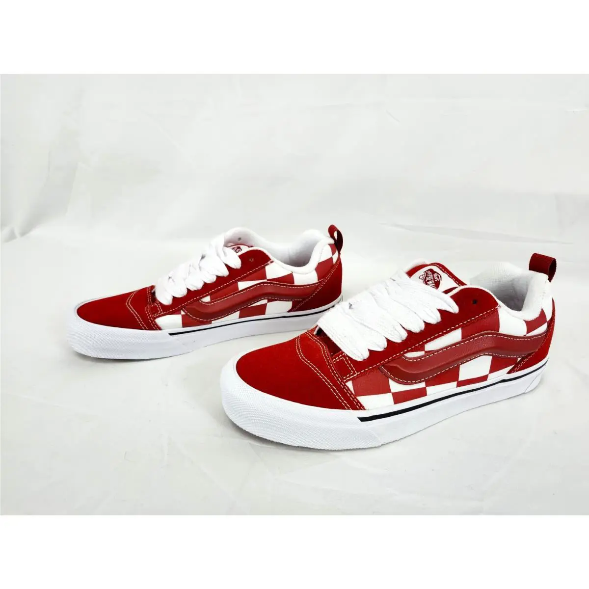 Vans shoes - VANS Knu Skool - Knu Skool - VN0009QCRED - Red and White, Manufacturer: Mega Check Red 9