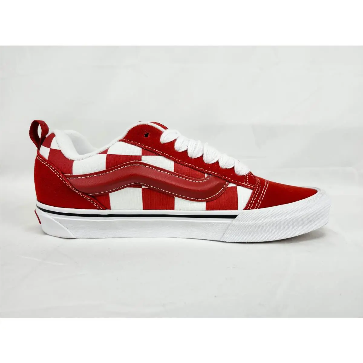Vans shoes - VANS Knu Skool - Knu Skool - VN0009QCRED - Red and White, Manufacturer: Mega Check Red 1