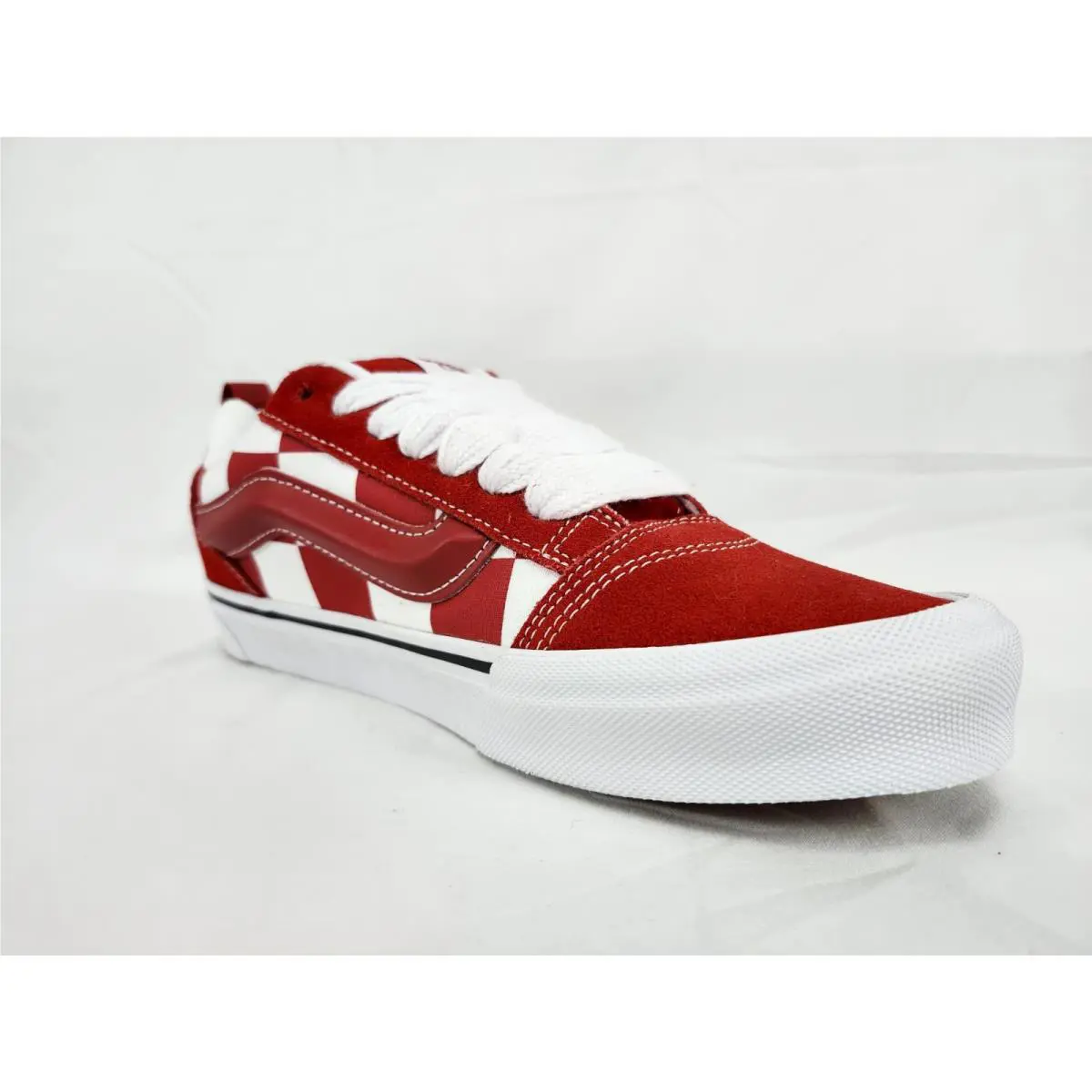 Vans shoes - VANS Knu Skool - Knu Skool - VN0009QCRED - Red and White, Manufacturer: Mega Check Red 2