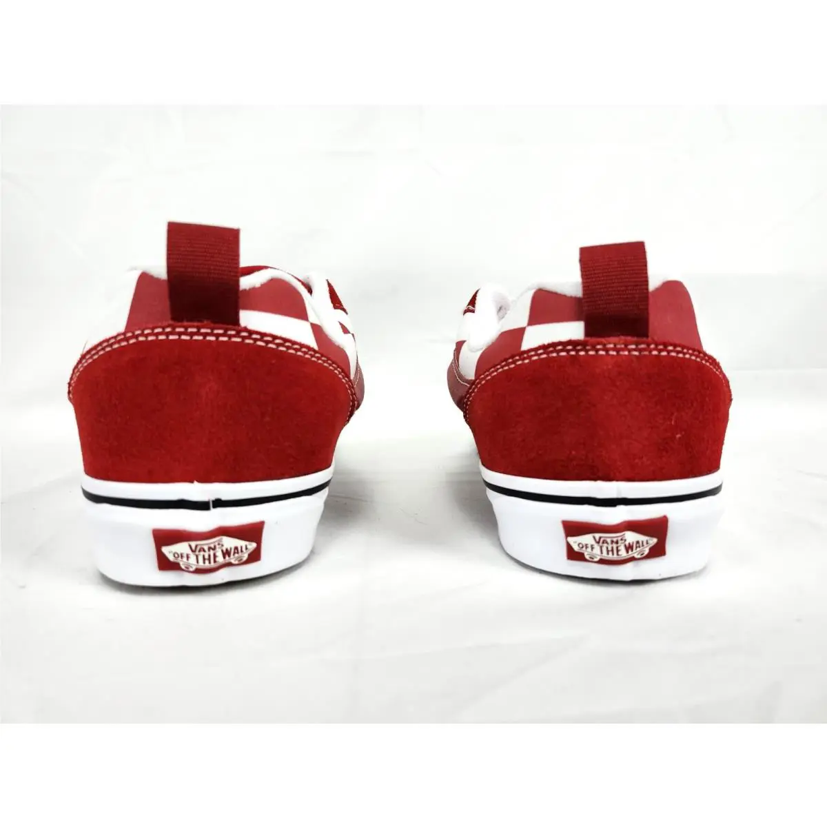 Vans shoes - VANS Knu Skool - Knu Skool - VN0009QCRED - Red and White, Manufacturer: Mega Check Red 4