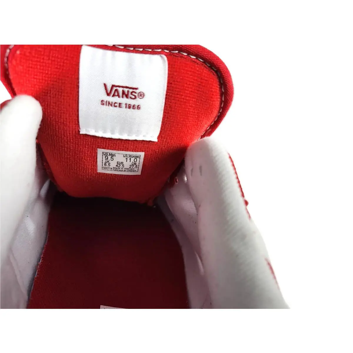 Vans shoes - VANS Knu Skool - Knu Skool - VN0009QCRED - Red and White, Manufacturer: Mega Check Red 13