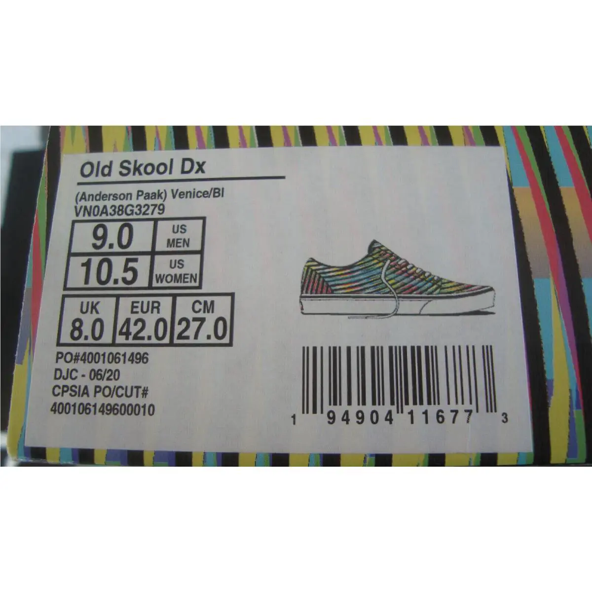 Vans shoes - Vans Anderson Paak Old Skool Dx Venice - Multicolor 2
