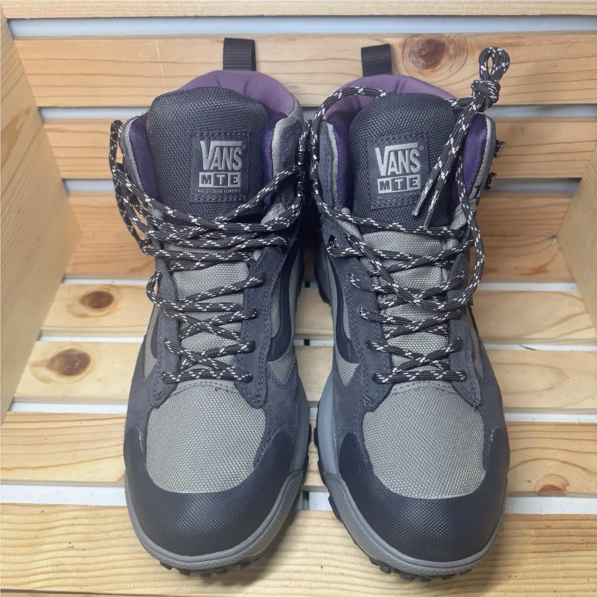 Vans shoes - VANS Sk8-Hi Mte - Mte - VN000CVQBKA - Gray/Purple 0