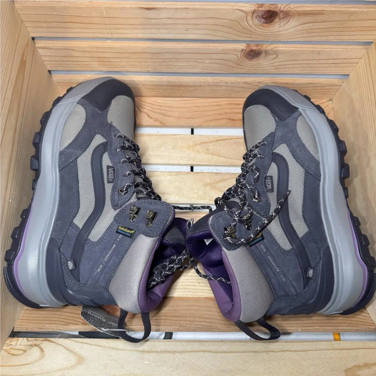 Vans shoes - VANS Sk8-Hi Mte - Mte - VN000CVQBKA - Gray/Purple 1
