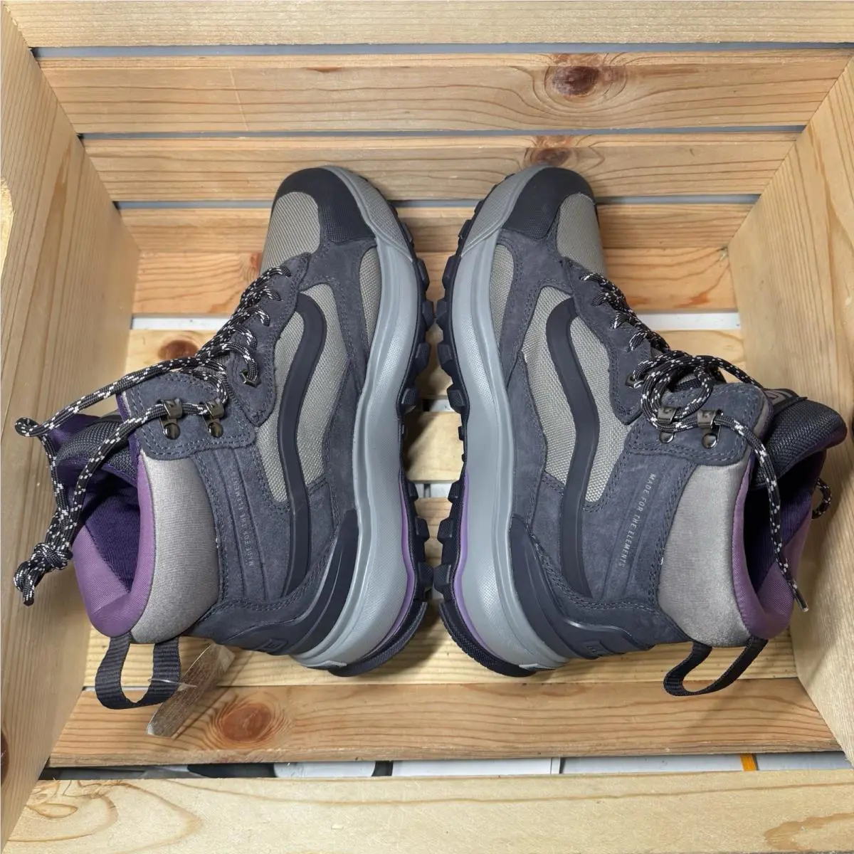 Vans shoes - VANS Sk8-Hi Mte - Mte - VN000CVQBKA - Gray/Purple 2