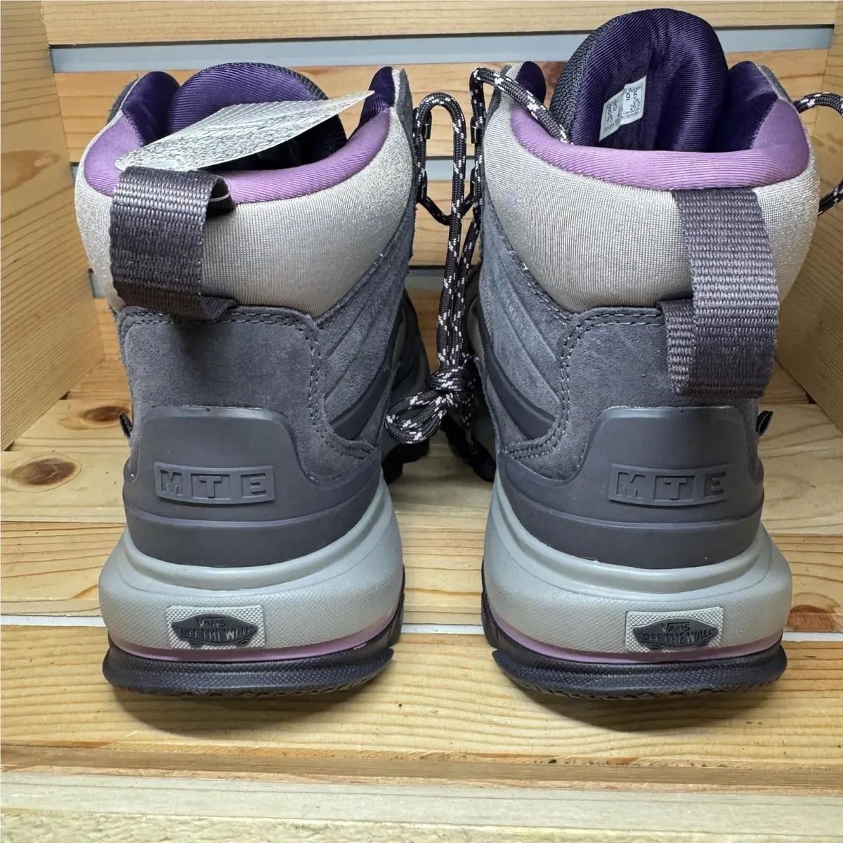 Vans shoes - VANS Sk8-Hi Mte - Mte - VN000CVQBKA - Gray/Purple 4