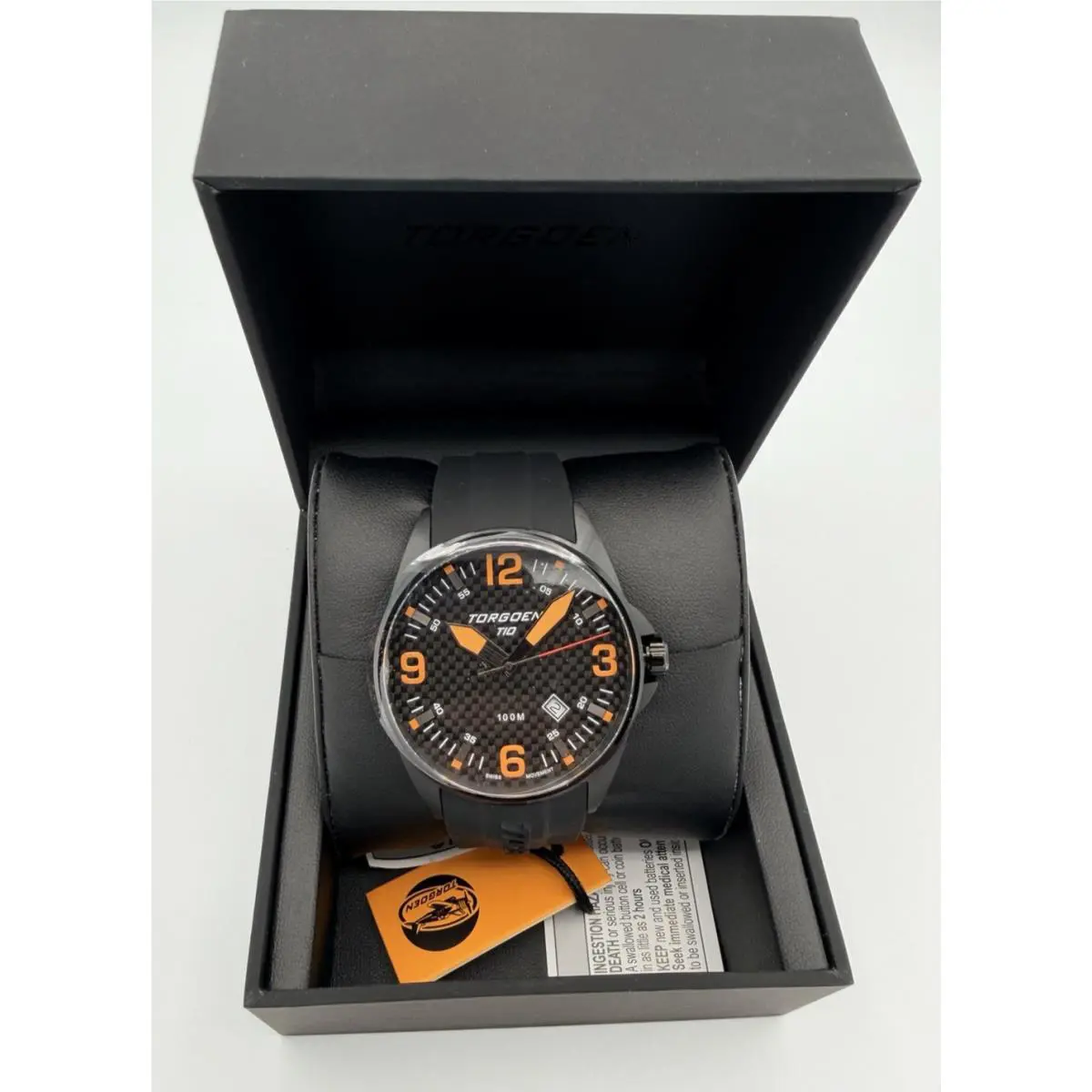 T10 Blackbird Carbon Mens Sapphire Watch Classic Aviation Collection by Torgoen