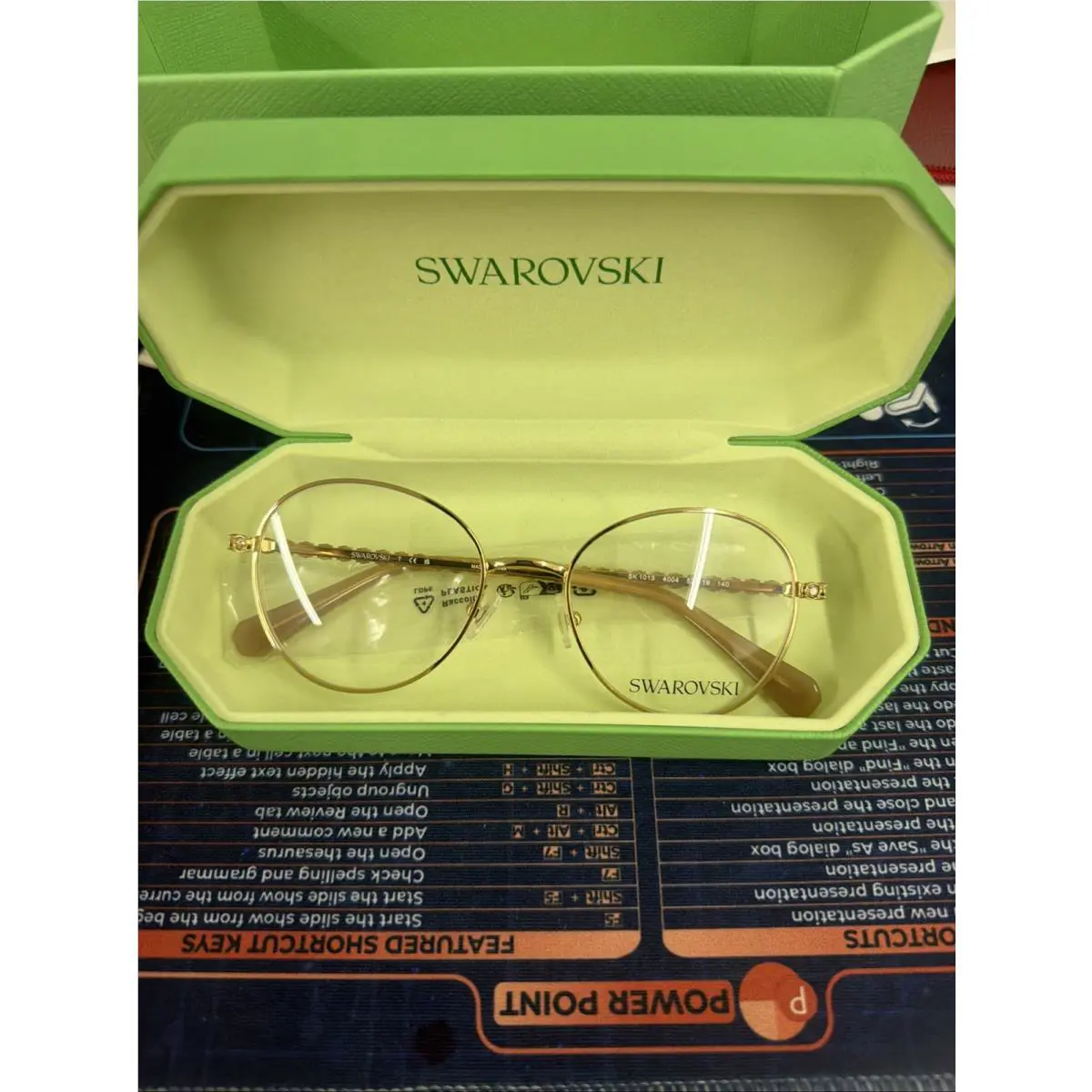 Swarovski 0SK1013 Women`s Eyeglass Frames Pale Gold