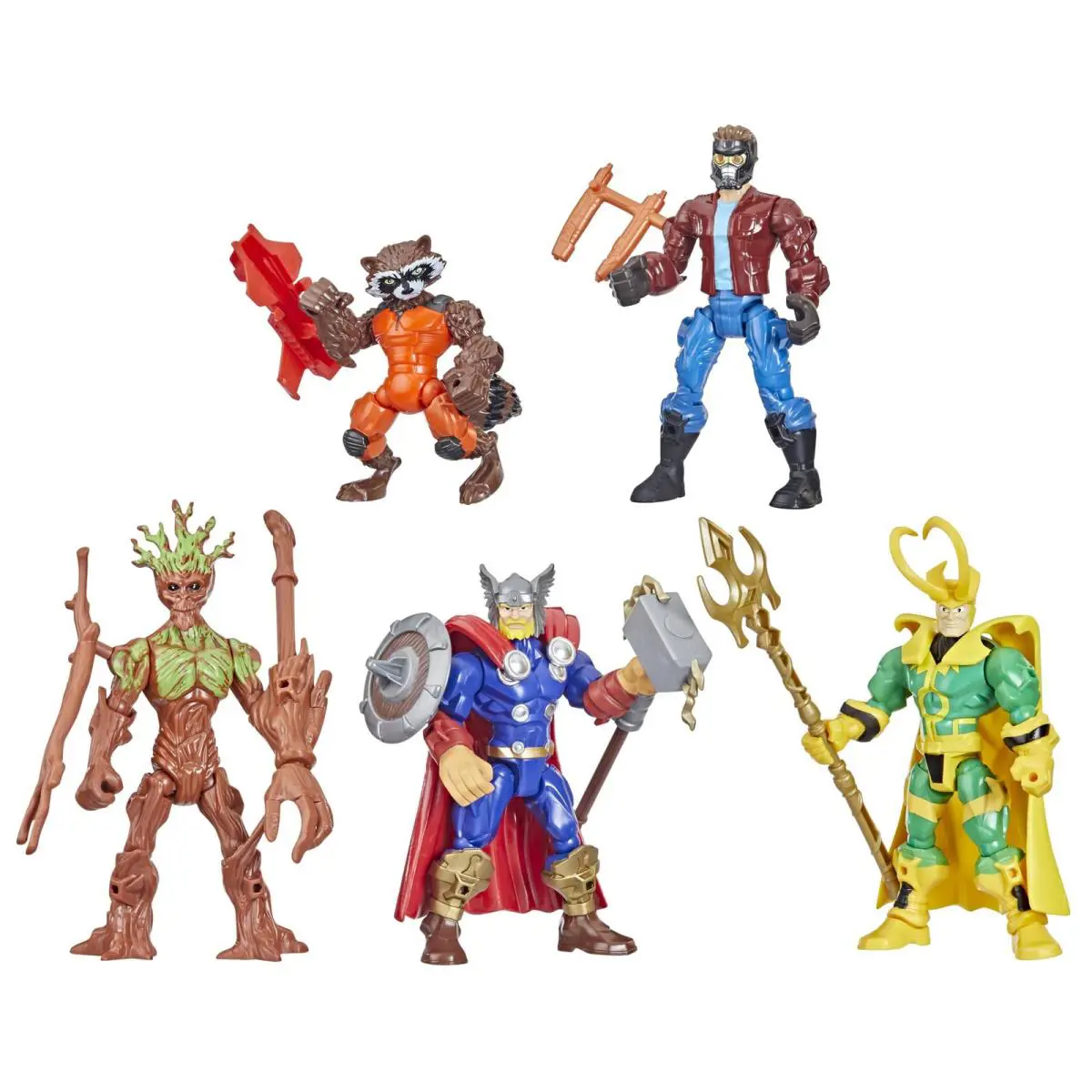 Marvel Super Hero Mashers Thor and Guardians of The Galaxy Pack