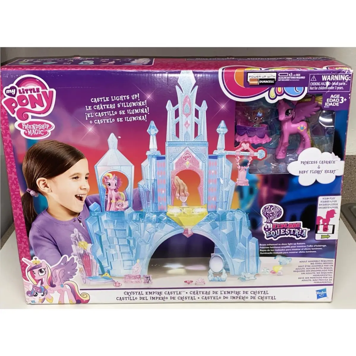 My Little Pony Crystal Empire Castle - Box Wear / Open Never Assembled /