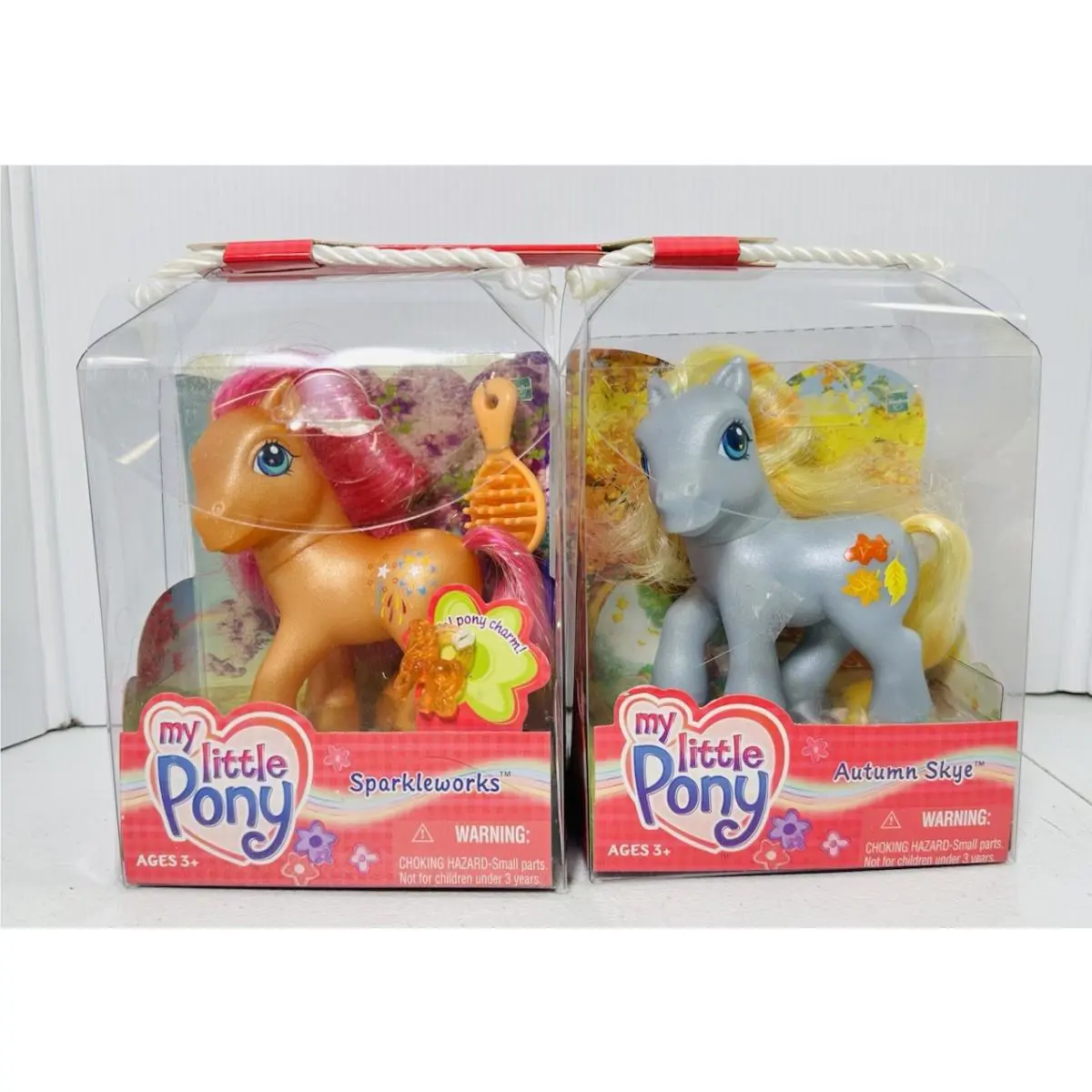 2003 My Little Pony G3 Sparkleworks with Charm and Autumn Skye 2 Pack